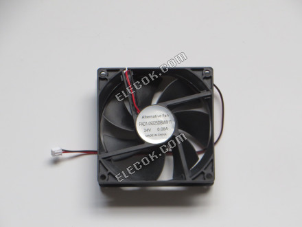 Qualtek FAD1-09225DBMW11 24V 0.08A 1.92W 2wires Cooling Fan, substitute new 
