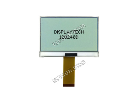 128240D FC BW-3 Displaytech LCD Graphic Display Module 3V DOT SZ=.325X.325 WHITE LED BL 