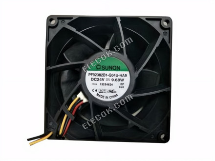 SUNON PF92382B1-Q40U-HA9 Server-square Fan PF92382B1-Q40U-HA9 3-wire 