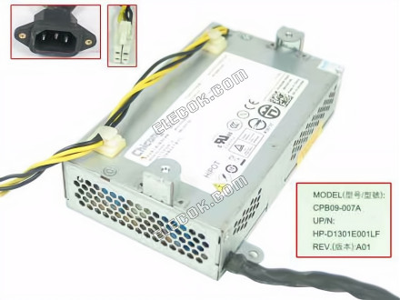 Chicony CPB09-007A Server - Netzteil 150W, CPB09-007A, HP-D1301E001LF, Gebraucht 