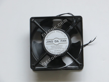 JING DA FAN JD12038AC 220/240V 0.14/0.10A 2wires Cooling Fan 