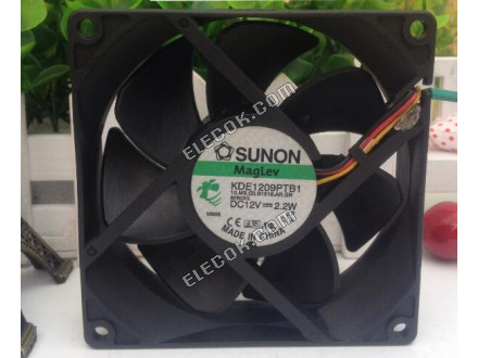 SUNON KDE1209PTB1 12V 2.2W Cooling Fan 