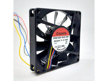 SUNON EF80152B1-E04C-S99 24V 2.16W 4wires Server-square Fan 