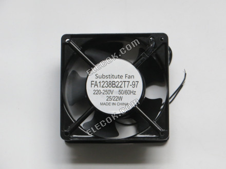 COOLTRON FA1238B22T7-97 220-250V 25/22W 2線冷却ファン代替品