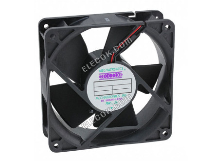 F1238L05B-FSR Mechatronics VENTILATOR AXIAL 120X38MM 05VDC 2 Tråd Ledninger 