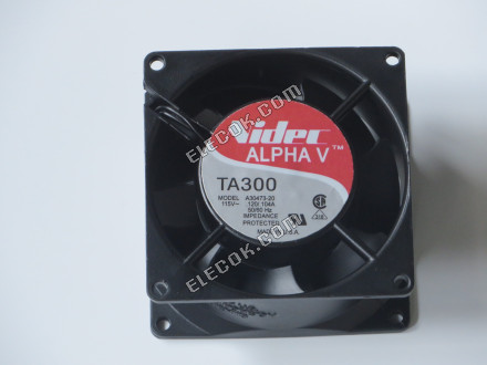 Nidec A30473-20 115V 0.120/0,104A 50/60HZ Koelventilator met socketverbinding 