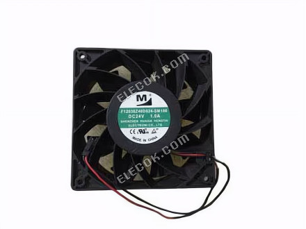 M F12038Z40D024-SM100 24V 1.0A 2 fils Ventilateur De Refroidissement 