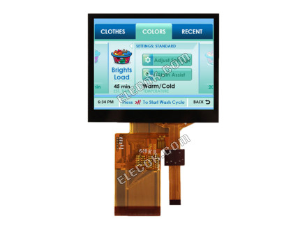 NHD-3.5-320240MF-ASXN#-CTP Newhaven Display TFT Displays &amp; Accessories 3.5" 320x240 Pix WHT 76.9 x 63.9 x 4.6mm