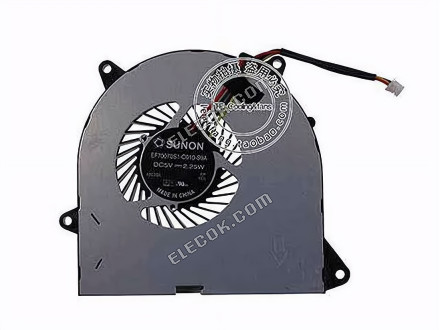 SUNON EF7007S1-C010-S9A Cooling Fan DC 5V 2.25W Bare Fan 4-wire 