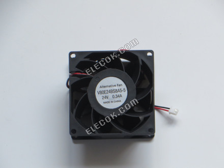 Nidec V80E24BS8A5-5 24V 0.34A 2wires Cooling Fan substitute 
