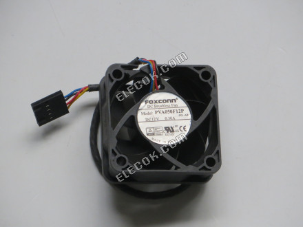 Foxconn PVA050F12P, P01-AB 12V 0.30A 4wires Cooling Fan 