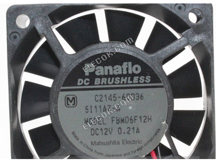 Panaflo FBM06F12H 12V 0.21A Cooling Fan 