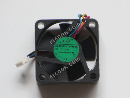 ADDA AG03005HX105B00 Server - Square Fan DC 5V 0.20A 4-wire 