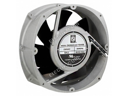 Orion OA200AN-22-1TB1856 230V 105W 2 przewody Wentylator Chłodzący 