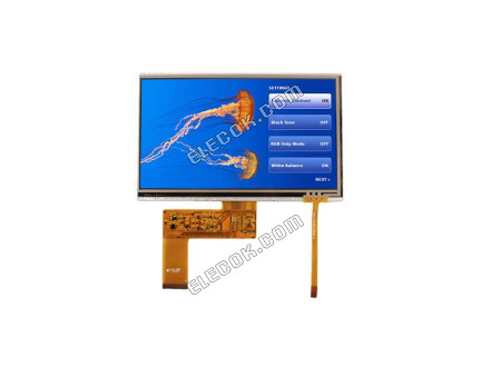 NHD-7.0-800480EF-ASXV#-T Newhaven Display TFT Displays &amp; Accessories 7.0" Premium TFT MVA View Resis Touch