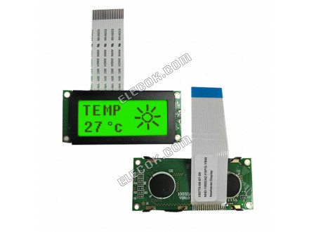 NHD-10032AZ-FSPG-YBW Newhaven Display Intl Graphic LCD Display Module Transflective STN - Super-Twisted Nematic Parallel, 8-Bit 100 x 32