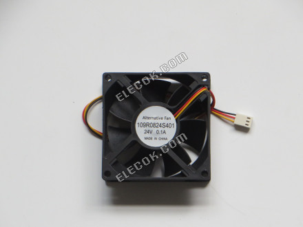 Sanyo 109R0824S401 8025 24V 0.1A 3wires FAN, substitute 