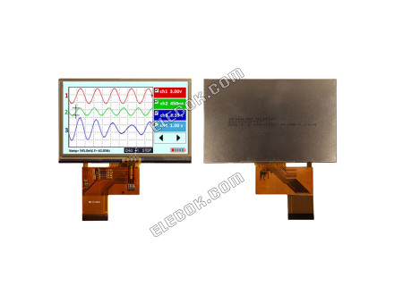 NHD-4.3-480272EF-ASXN#-T Newhaven Display TFT Displays &amp; Accessories 4.3" LCD TFT w/ Rstv Sunlight Readable