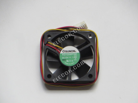 SUNON KD1205PFB1 12V 1.6W 3line Ball switcH 냉각 팬 