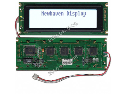 NHD-24064WG-ATFH-VZ#000CB Newhaven Display Intl Graphic Lcd-scherm Module Transflectief Zwart Wit - Inverted FSTN - Film Super-Twisted Nematic Parallelle Interface, 8-Bit 240 x 64 