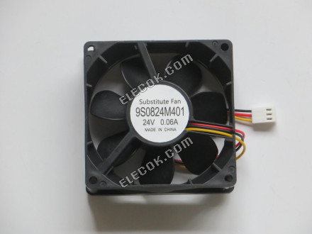 Sanyo 9S0824M401 24V 0.06A 3線冷却ファン代替品