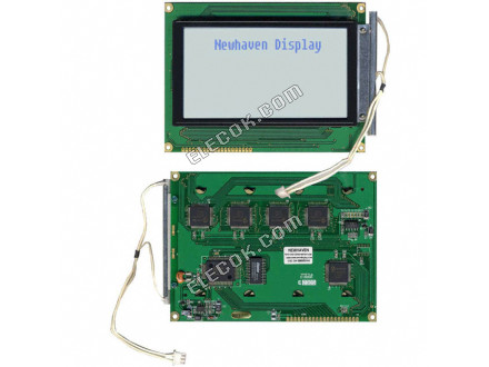 NHD-240128WG-BFGH-VZ#-C Newhaven Display Intl Graphic Lcd Display Module Transflective STN - Super-twisted Nematic Parallel, 8-bit 240 x 128 