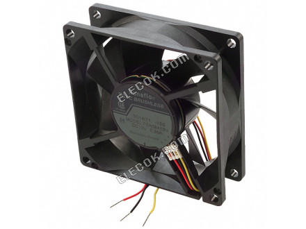 Panaflo FBA08A12U1BS 12V 0,27A 3,24W 3fios Ventoinha 