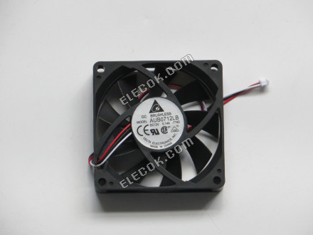 Delta Electronics AUB0712LB 7T63, sq70x70x15mm, 3-wire, 12V 0.14A 