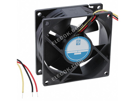 Orion OD8032-12MB5 12V 0.45A 3wires Cooling Fan 