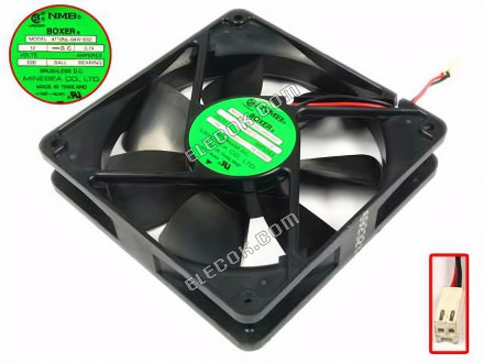 NMB 4710NL-04W-B50 12V 0,74A 2 cables Ventilador De Refrigeración 