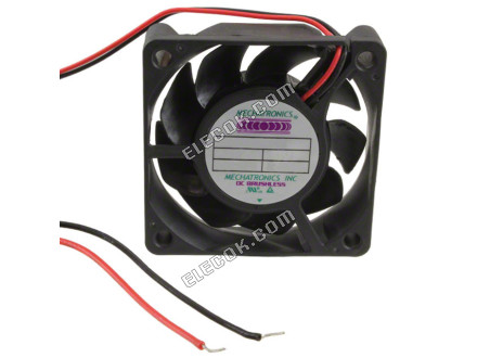 G6015L05B-RHR Mechatronics FAN AXIAL 60X15MM 05VDC 2 Wire Leads 