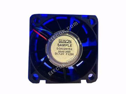 SUNON SG40281BX-0000-H99 Server - Gebläse Lüfter, bw40x40x28mm, 3 drähte, DC 12V 8,04W 