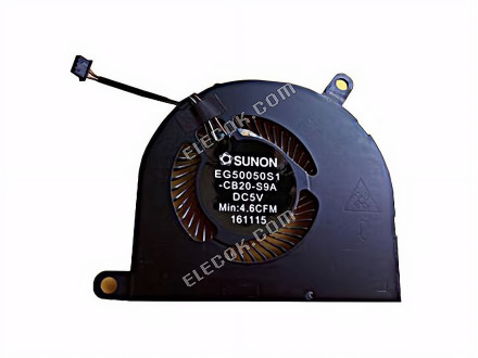 SUNON EG50050S1-CB20-S9A Koelventilator EG50050S1-CB20-S9A, 5V, 30x4Wx4P, Bare 4 draden 