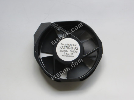 KAKU KA17023HA2 220/240V 50/60hz 0.16/0.12A Cooling Fan with socket connection, substitute 