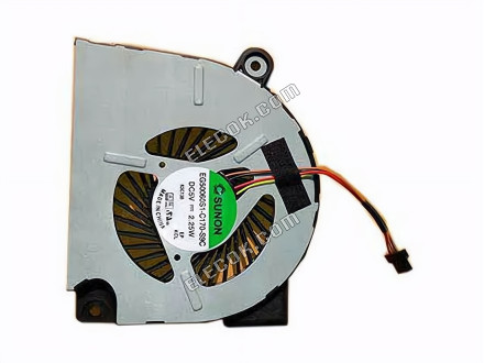 SUNON EG50060S1-C170-S9C ανεμιστήρας ψύξης DC 5V 2,25W Bare ανεμιστήρας 4 αγωγών 