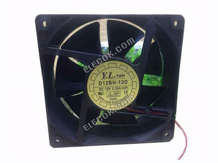 D12BH-12D Yate Loon 12025 DC12V 0.30A 팬 