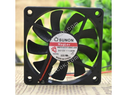 SUNON MB70101V1-000C-A99 12V 1.66W 2wires Cooling Fan 