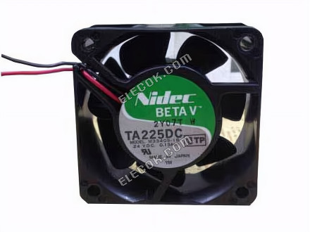Nidec M33405-16 Server - Square Fan 24V0.13A, sq60x60x25mm, 2W 2-wire 