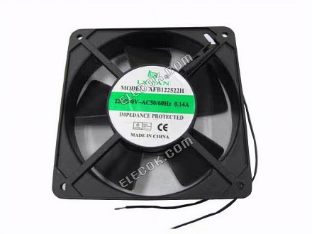 LX-FAN AFB122522H 220/240V 0.14A 2 線冷却ファン