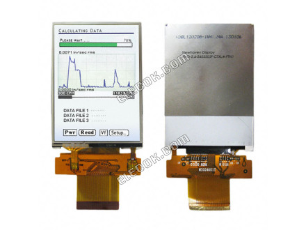 NHD-2.4-240320SF-CTXL#-FTN1 Newhaven Display Intl Resistive Graphic LCD Display Module Transmissive Red, Green, Blue (RGB) TFT - Color Parallel, 16-Bit (RGB) 2.4" (60.96mm) 240 x 320