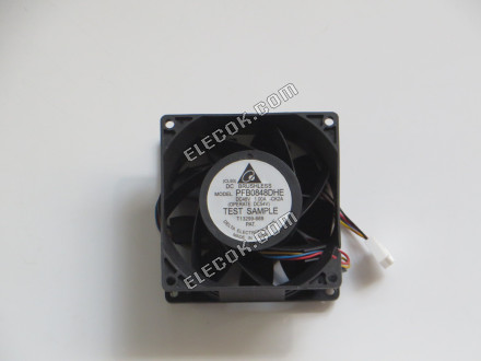 Delta Electronics PFB0848DHE-CK2A, sq80x80x38mm, 4 drähte, 48V 1.0A 