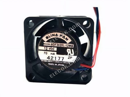 ELINA HDF3020L-12MB 12V 70MA 2wires Cooling Fan 