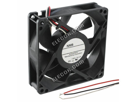 NMB 3610VL-05W-B49-E50 24V 0,17A 4,08W 3 fili Ventola Di Raffreddamento 
