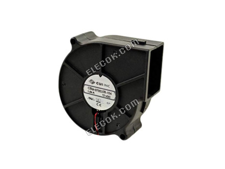 CBM-979533B-154 CUI, Inc. VENTILADOR TURBINAS 97X33MM 12VDC CABLE 2 Cable Cables 