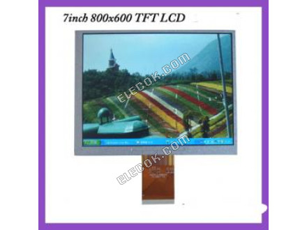 7" TFT ECRã LCD LCM A070SN02 800*600 RESOLUçãO ALTO BRIGHNESS LED BACKLIGHT7" 4 3 TFT ECRã LCD 
