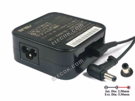 ASUS VivoBook S400CA AC Adapter - 신품 정품 19V 3.42A, 5.5/2.5mm, 3-Prong 