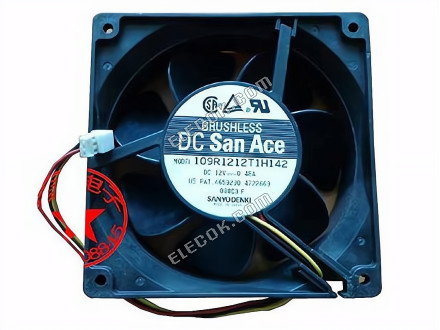 Sanyo 109R1212T1H142 12V 0.48A 3wires Cooling Fan 