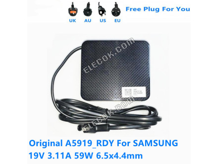 A5919_RDY 19V 3,11A 59W BN44-01014A AC Adapter για SAMSUNG LCD οθόνη Τροφοδοτικό Charger 