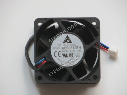 DELTA AFB0612EH-AR00 12V 0.48A 4.56W 3wires Cooling Fan 