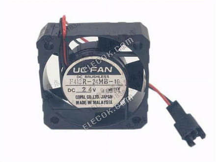 UC ファンF412R-24MB-10 サーバー- 正方形ファン24V, sq40x40x15mm, 100x2Wx2P 2線